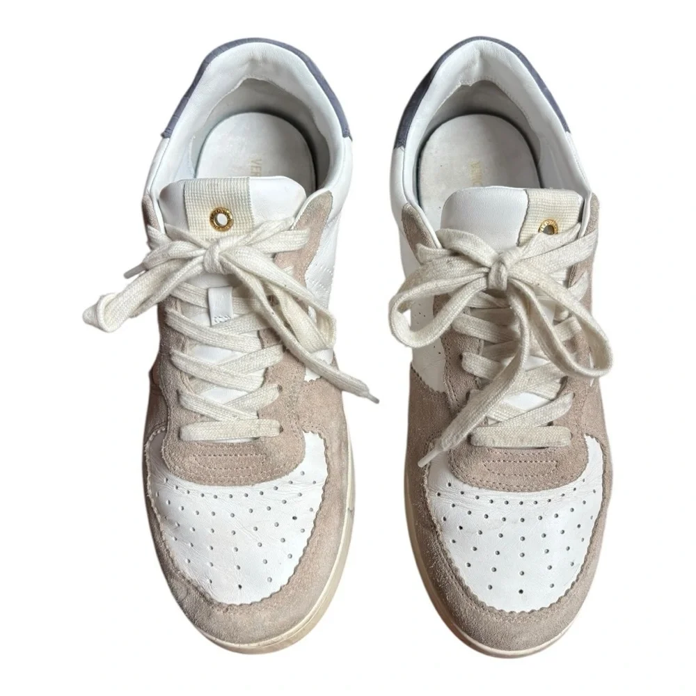 Veronica Beard Lennox Sneakers White Dusk Blue Women’s Size 11 M - Picture 5 of 15